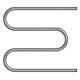 Полотенцесушитель водяной MIXLINE Simple M 60х70 1''