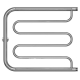 Полотенцесушитель водяной MIXLINE Simple PM 50х60 1'' полка