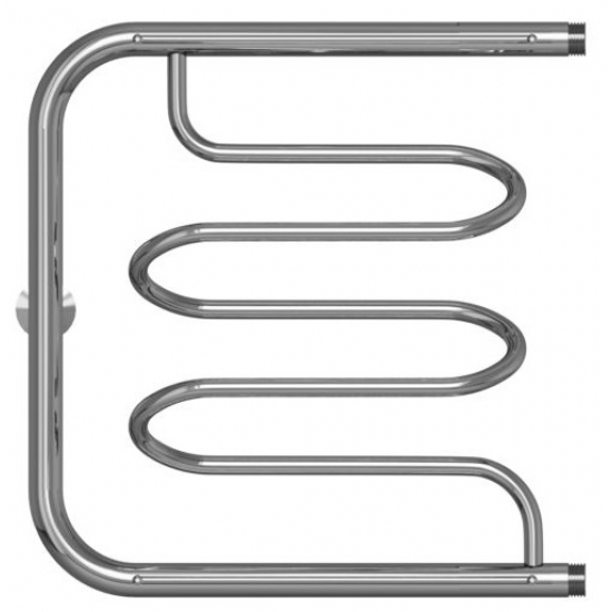 Полотенцесушитель водяной MIXLINE Simple PM2 50х50 1'' полка