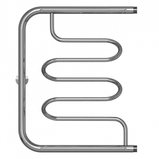 Полотенцесушитель водяной MIXLINE Simple PM2 60х50 1'' полка