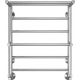 Полотенцесушитель водяной TERMINUS Анкона П6 500x600 с полкой