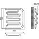 Полотенцесушитель водяной TERMINUS Фокстрот-лиана 600x600