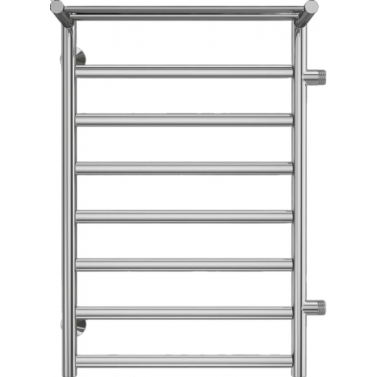 Полотенцесушитель водяной TERMINUS Хендрикс П8 500x800 с полкой, с боковым подключением 500 справа