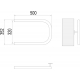 Полотенцесушитель водяной TERMINUS П-образный БШ 320x500