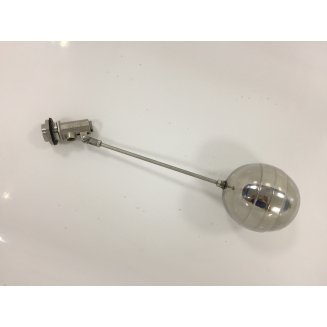 Поплавок для ёмкости MAK 036 резьба 1" из нержавеющей стали с хромированным поплавком