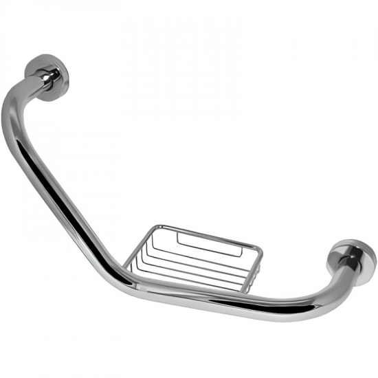 Поручень угловой с мыльницей FRAP F1719 