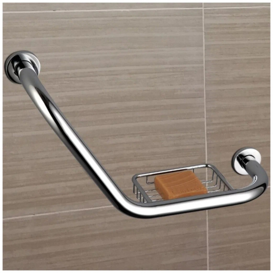 Поручень угловой с мыльницей FRAP F1719 