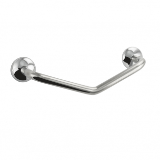 Поручень в ванную изогнутый 30 см GFmark/Санакс GF-75184 нержавеющая сталь