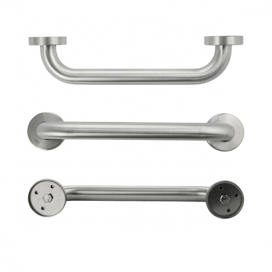 Поручень в ванную прямой 30 см GFmark/Brimix GF-75105 сатин, нержавеющая сталь