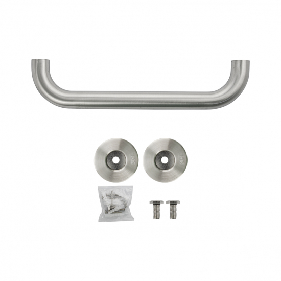 Поручень в ванную прямой 30 см GFmark/Brimix GF-75105 сатин, нержавеющая сталь