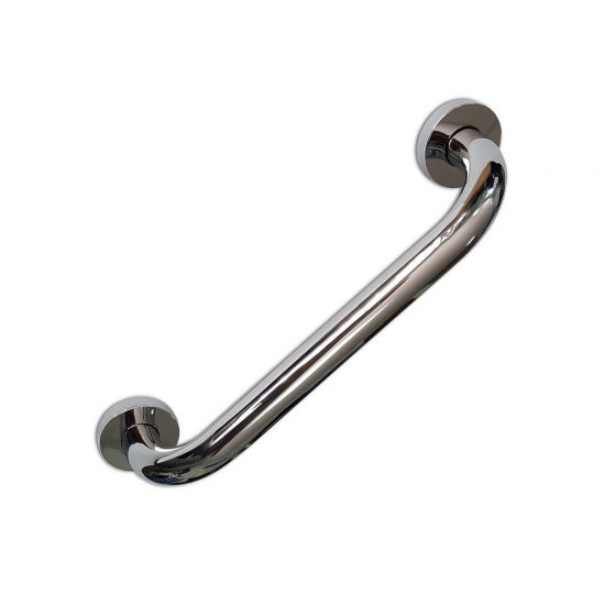 Поручень в ванную прямой 30 см Magnus 85101 антивандальный нержавеющая сталь