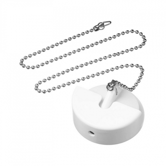 Пробка для ванны СУПРИМПЛАСТ с цепочкой и держателем