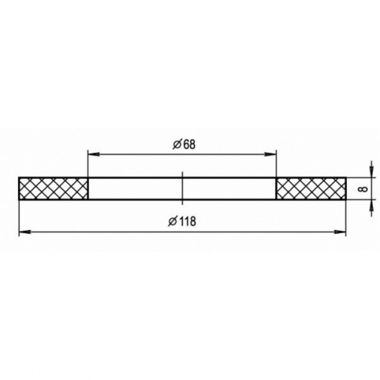 Прокладка для бачка унитаза ИНКОЭР ККпс Р (И-ККпс) 