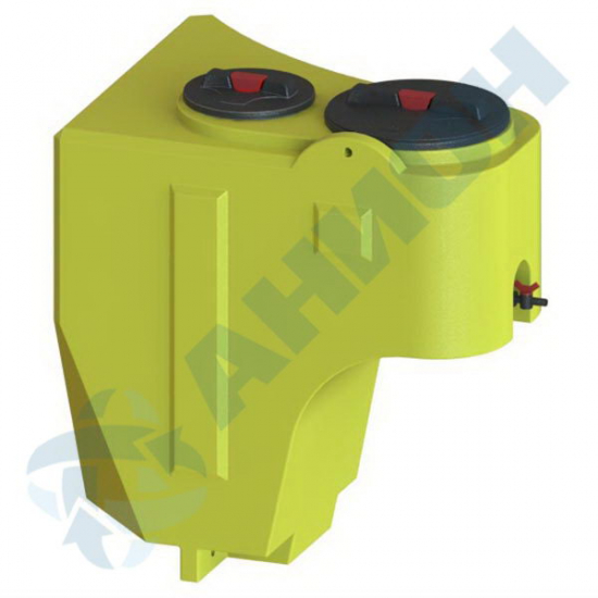 Промывочный бак AНИОН ПБР300К объем 300 литров жёлтый