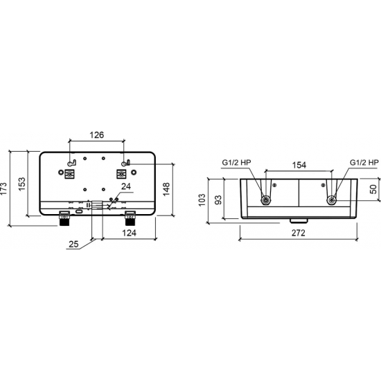 Проточный водонагреватель THERMEX Urban 5500 combi