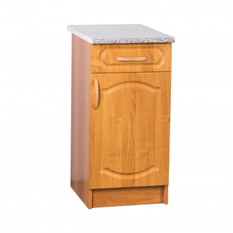 Рабочий стол 40 МДФ Ольха (1 ящик), столешница гранит