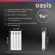 Радиатор алюминиевый OASIS Pro 500/96  4 секции