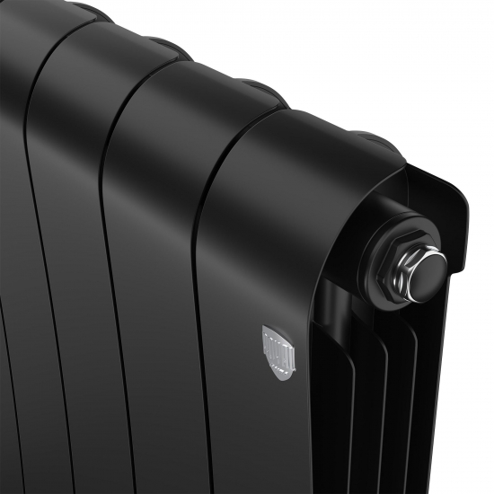 Радиатор биметаллический ROYAL THERMO Infinity 500/100 noir sable  6 секций, чёрный
