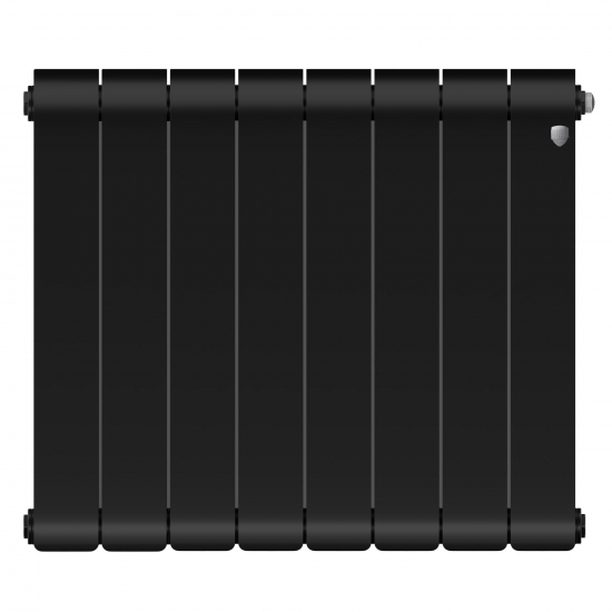 Радиатор биметаллический ROYAL THERMO Infinity 500/100 noir sable  8 секций, чёрный