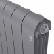 Радиатор биметаллический ROYAL THERMO Infinity 500/100 silver satin  1 секция, серый