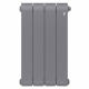 Радиатор биметаллический ROYAL THERMO Infinity 500/100 silver satin  4 секции, серый