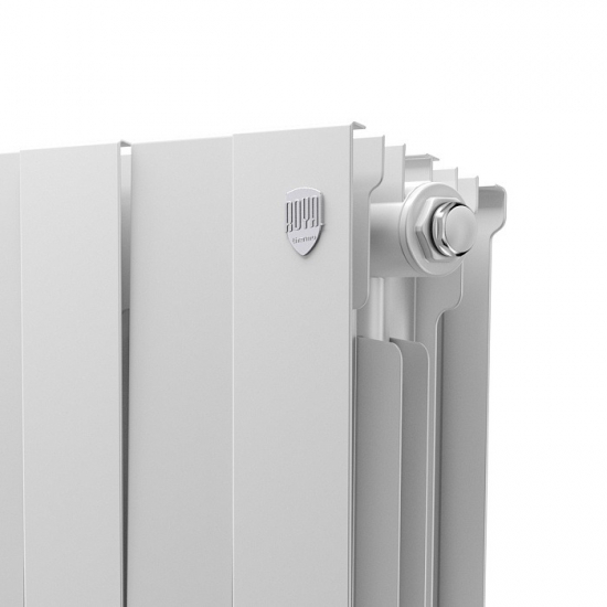 Радиатор биметаллический ROYAL THERMO Piano Forte 200/100 bianco traffico 12 секций, белый