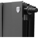 Радиатор биметаллический ROYAL THERMO Piano Forte 300 noir sable VDR80  8 секций, чёрный