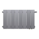 Радиатор биметаллический ROYAL THERMO Piano Forte 300 silver satin VDR80  8 секций, серый