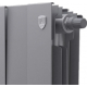 Радиатор биметаллический ROYAL THERMO Piano Forte 300 silver satin VDR80  8 секций, серый