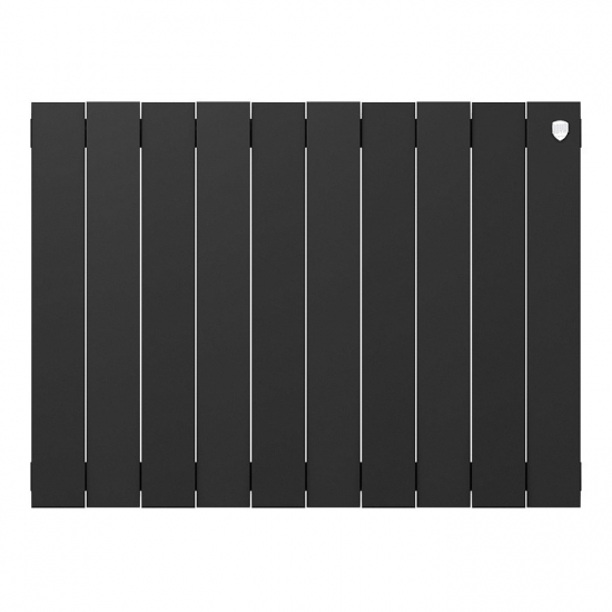 Радиатор биметаллический ROYAL THERMO Piano Forte 500/100 noir sable  1 секция, чёрный