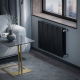 Радиатор биметаллический ROYAL THERMO Piano Forte 500/100 noir sable  1 секция, чёрный