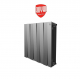 Радиатор биметаллический ROYAL THERMO Piano Forte 500/100 silver satin  8 секций, серый