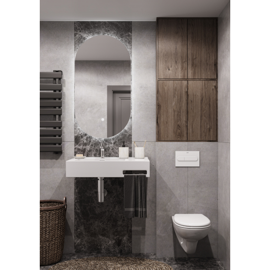 Раковина АКВАТОН Квадро Про 80 левая