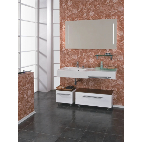 Раковина АКВАТОН Отель 127 L с навесами и диспенсером