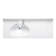 Раковина АКВАТОН Отель 3/120 левая с навесами и диспенсером