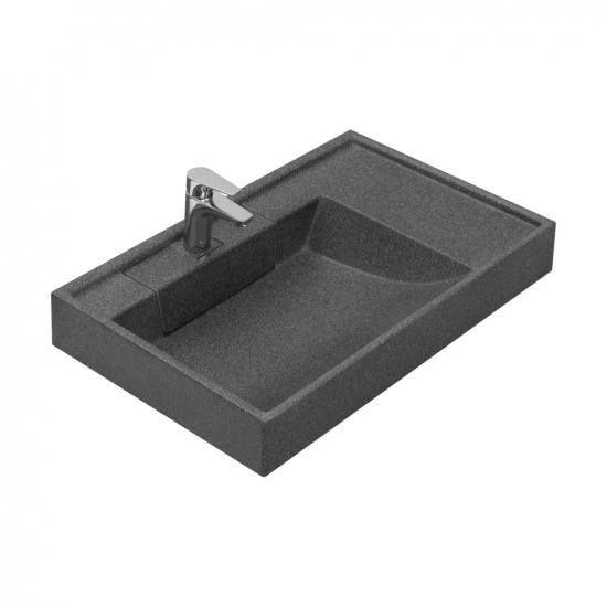 Раковина АКВАТОН Рейн 80 графит