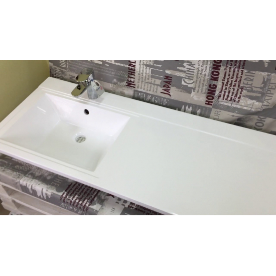 Раковина ANDREA Cosmos 110 L левая