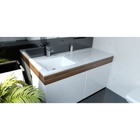 Раковина ANDREA Cosmos 120 L левая