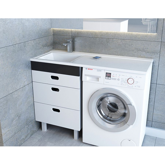 Раковина ANDREA Cosmos 120 L левая