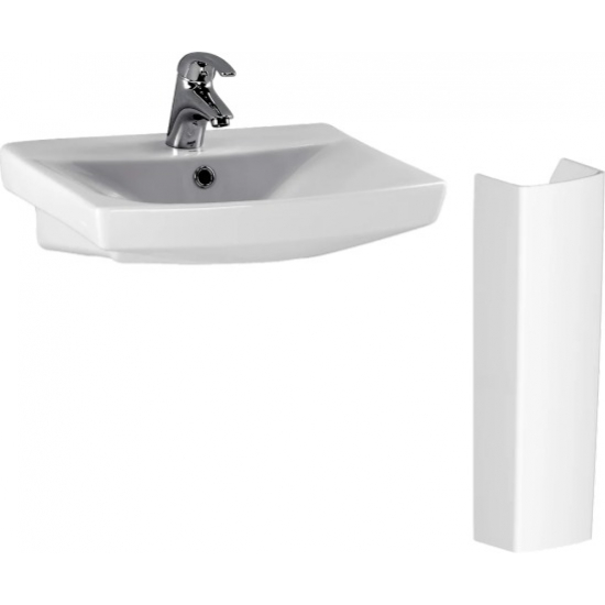 Раковина CERSANIT Carina 50 с пьедесталом