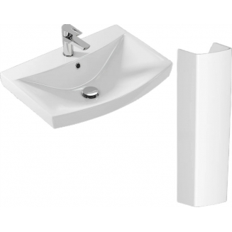 Раковина CERSANIT Carina 60 с пьедесталом