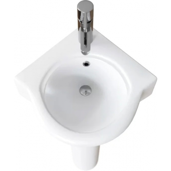 Раковина DIWO Псков 0100 угловая, с пьедесталом