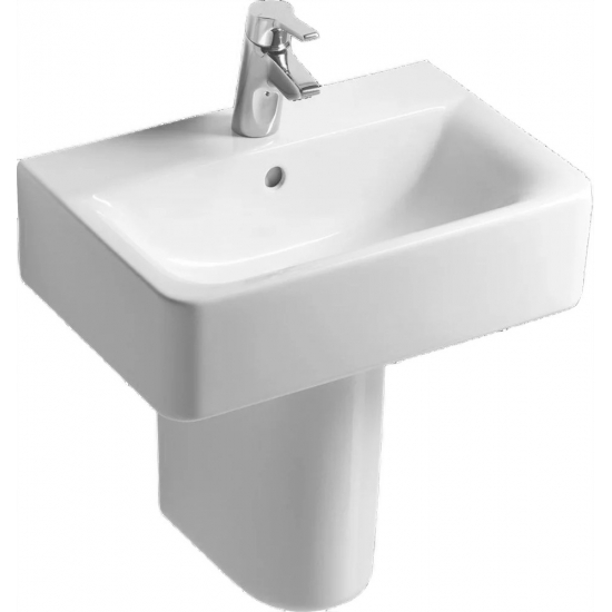 Раковина IDEAL STANDARD Connect Cube 55 см, E784401 с полупьедесталом