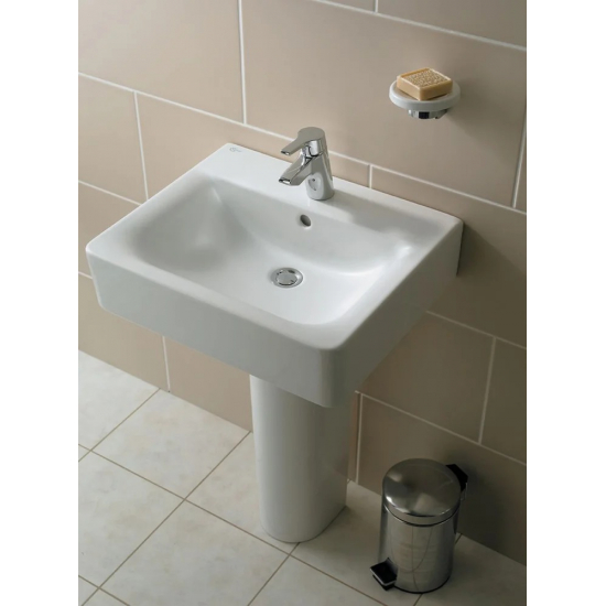 Раковина IDEAL STANDARD Connect Cube 60 см, E794501 с пьедесталом