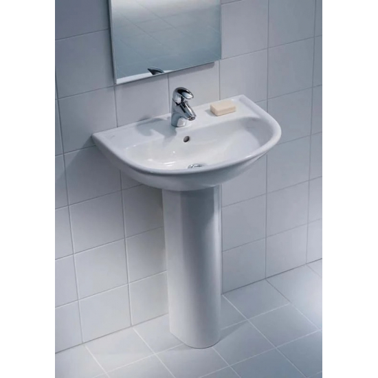 Раковина LAUFEN 55 см Pro 8.1095.1.000.104.1 с пьедесталом