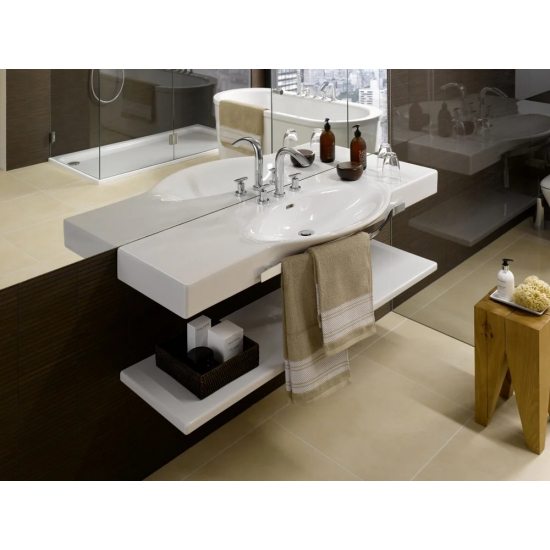 Раковина LAUFEN Palace 150 см 8.1270.6.000.104.1 с полотенцедержателем