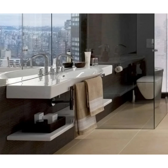 Раковина LAUFEN Palace 150 см 8.1270.6.000.104.1 с полотенцедержателем