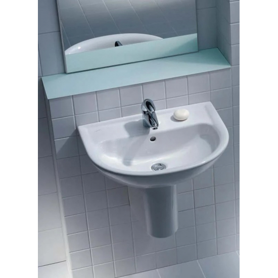 Раковина LAUFEN Pro 55 см 8.1095.1.000.104.1 с полупьедесталом