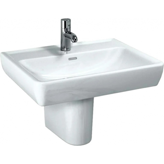 Раковина LAUFEN Pro 55 см 8.1895.1.000.104.1 с полупьедесталом