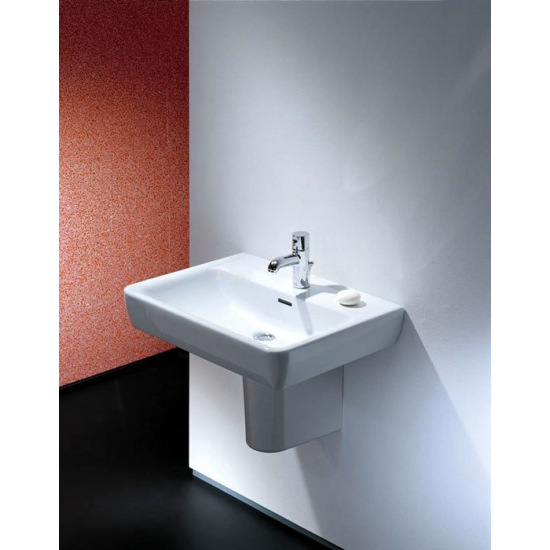 Раковина LAUFEN Pro 55 см 8.1895.1.000.104.1 с полупьедесталом